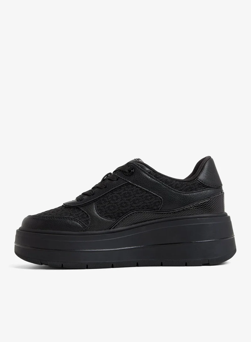 Aldo  WHALLIAN Lace-Up Platform Sneakers for Women | Best Price UAE