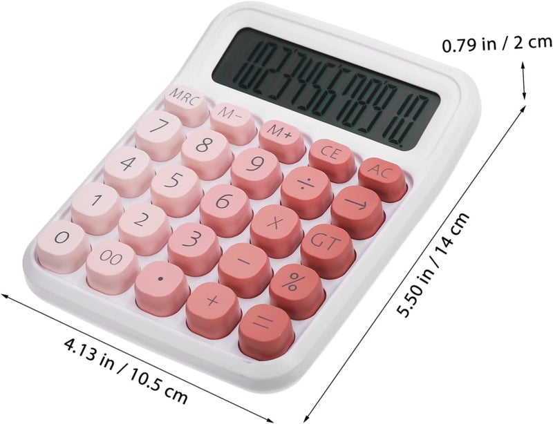 Desk Calculator Large Display Big Buttons Digits Portable Mechanical Office - Image 5