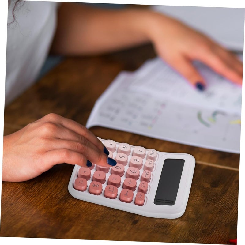 Desk Calculator Large Display Big Buttons Digits Portable Mechanical Office - Image 3