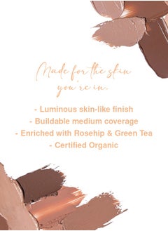 Color Chemistry Color Chemistry Ochre Liquid Foundation - 30 ml, Enriched With Rosehip Andgreen Tea, For Luminous Natural Finish, Buildable Coverage, And Certified Organic  - Image 3