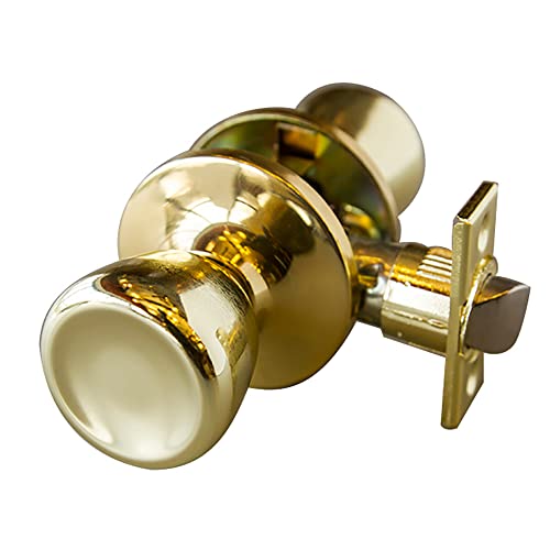 Design House 728303 Terrace 6-Way Universal Passage Hall and Closet Door Knob Polished Brass - Image 5