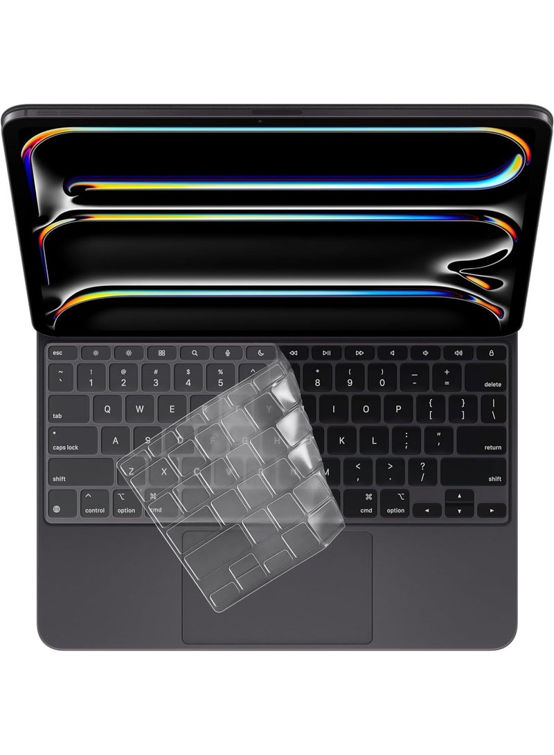 Premium Ultra Thin Keyboard Cover for Apple 13 Inch iPad Air 13 M4(2026)/M3(2025) & iPad Pro M5/M4(2025/2024) with Magic Keyboard, 13" iPad Pro Protector Skin Accessories, US Keyboard Layout - Image 5