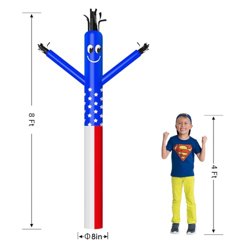 MOUNTO 20ft 18inch Fly Puppet Dancer Tube Man Fly Guy Puppet Dancer (US-Flag) - Image 2