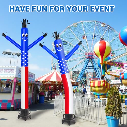 MOUNTO 20ft 18inch Fly Puppet Dancer Tube Man Fly Guy Puppet Dancer (US-Flag) - Image 5