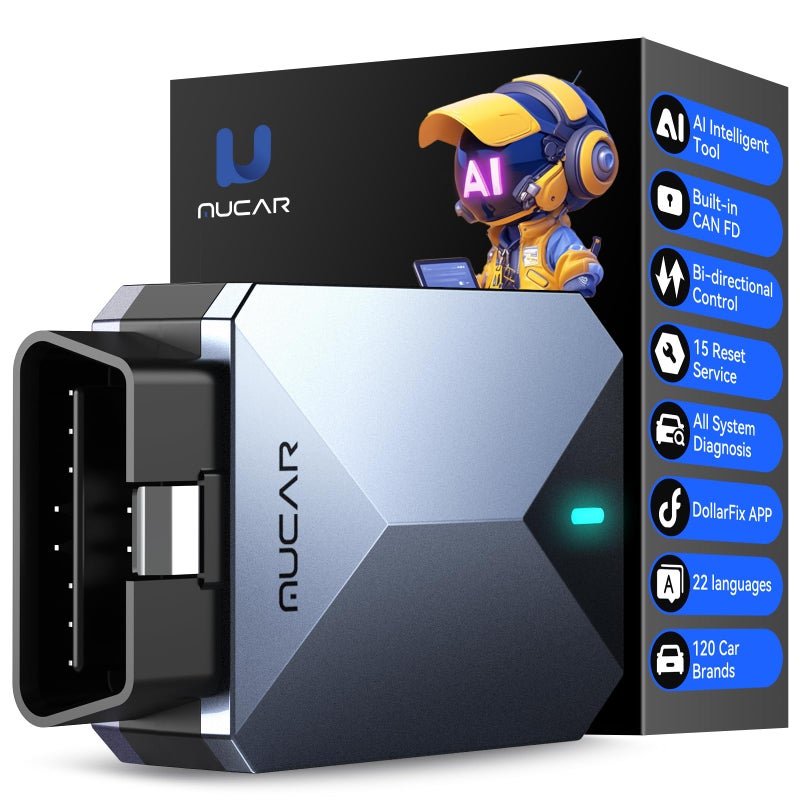 MUCAR AIAssisted OBD2 Scanner Bluetooth Lifetime Update BT200 MAX Compatible with ELM327 All System OBD2 Diagnostic Tool with 15 Resets for iOS Android CANFD Protocol Autoauth for FCA SGW - Image 2