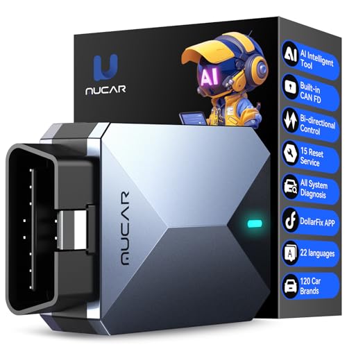 MUCAR AIAssisted OBD2 Scanner Bluetooth Lifetime Update BT200 MAX Compatible with ELM327 All System OBD2 Diagnostic Tool with 15 Resets for iOS Android CANFD Protocol Autoauth for FCA SGW - Image 1