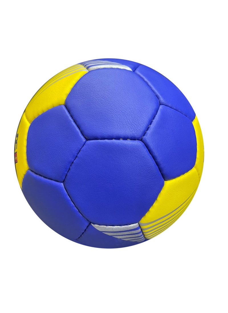 Spall Hand Ball Round Yellow Blue Excellent Quality Training Ball For All Levels of play and all age groups  - Image 3