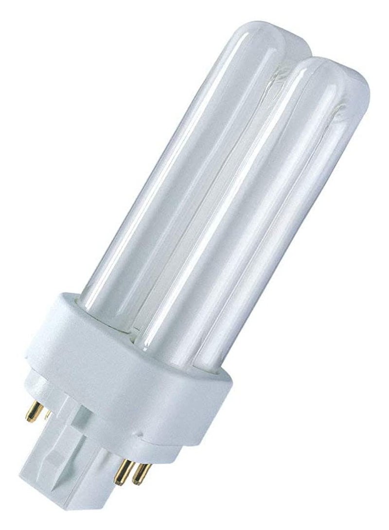 OSRAM 18W DULUX-DE COOL DAYLIGHT Compact Fluorescent lamp Bulb G24q-2 4PIN - Pack of 10 - Image 2