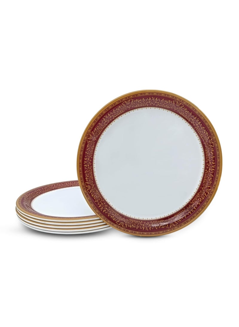 Superware Superware | Pure Melamine | Dinner Plate Set – Rubin 11” (6 nos.) | Stain Free, Glazed Finish  - Image 4