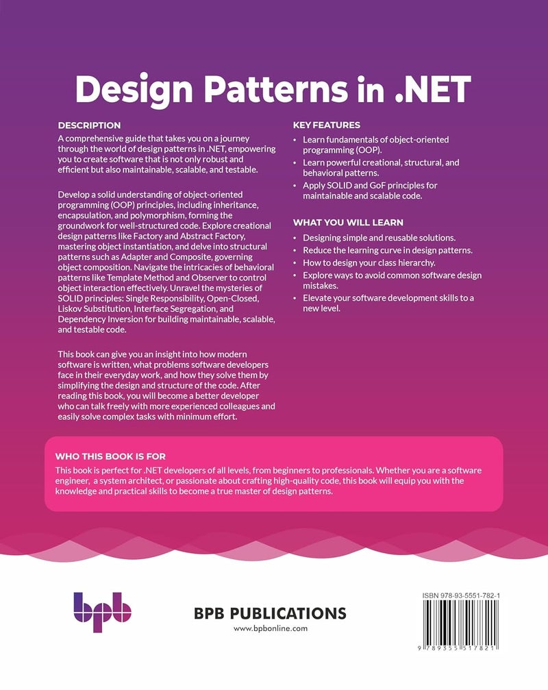 Design Patterns in .NET: Mastering design patterns to write dynamic and effective .NET Code - Image 2