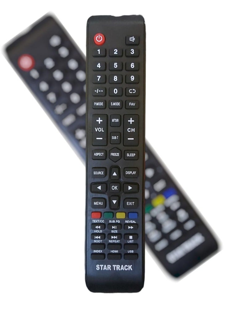 Replacement Remote Control For STARTRACK Smart TV , LED , LCD TV'S