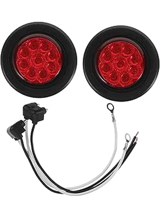 مجموعة من 2 مصباح خلفي دائري LED للفرامل في المركبة - Image 1