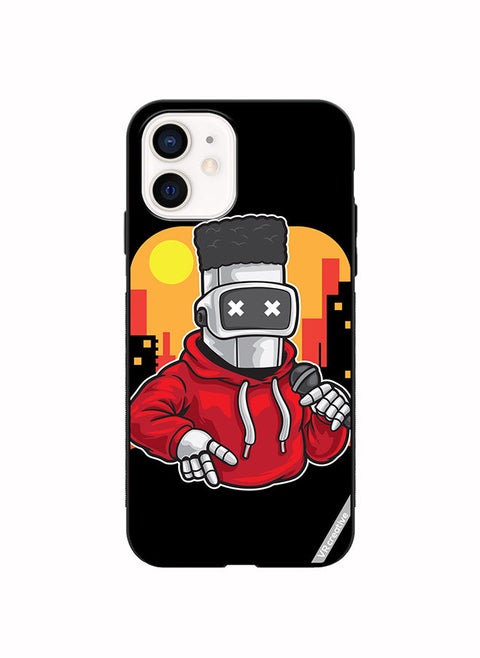 Protective Case Cover For Apple iPhone 12 mini Robot Dancer Design Multicolour