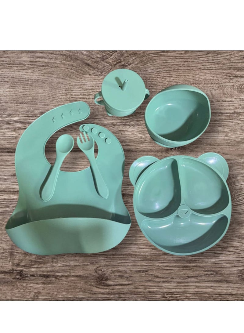 Silicone Baby Feeding Set - 6 Pieces - Image 1