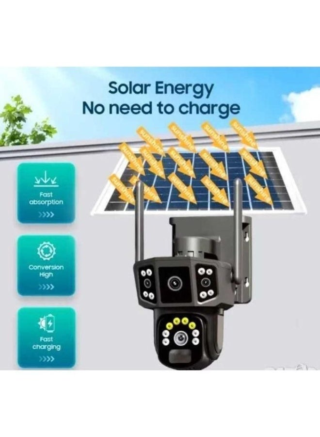 Generic CALUS VC14 4G Solar Security Camera – Wire-Free, HD, Night Vision, Two-Way Audio - Image 1
