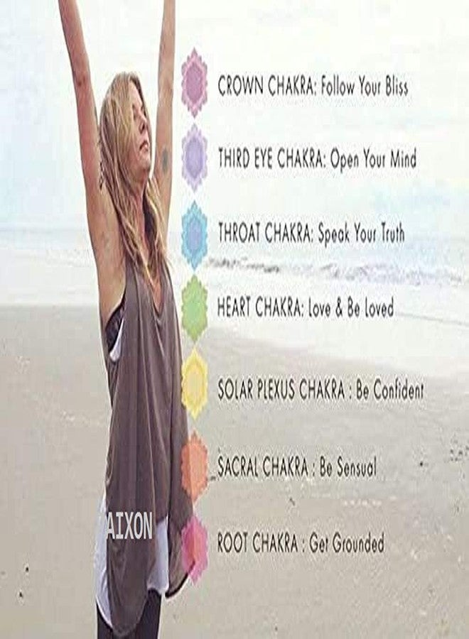 PAIXON Seven Chakra Generator Reiki Energy Generator Pyramid Energy Generator Tool with Pyramid Crystal Multicolor Seven Chakra Energy Generator 7 Sided Chakra Energy Generator Crystal Pyramid - Image 4