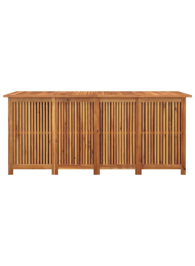 vidaxl vidaXL Garden Storage Box 175x80x75 cm Solid Wood Acacia  - Image 2