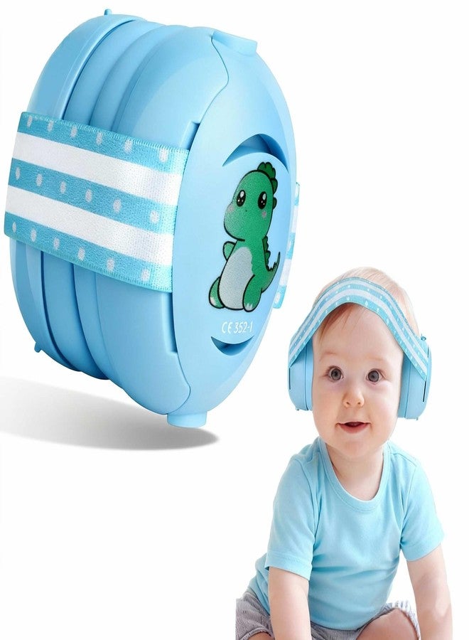 Floriogra Baby Headphones for Noise, Baby Ear Protection for Babies and Toddlers 0-36 Months - Adjustable Babies Noise Cancelling Headphones -Infant Ear Protection Earmuffs Against Hearing Damage (Blue) - Image 1