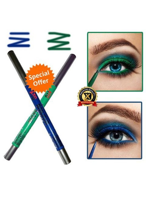 Kohl And Eyeliner Offer 2 Color Green & Blue