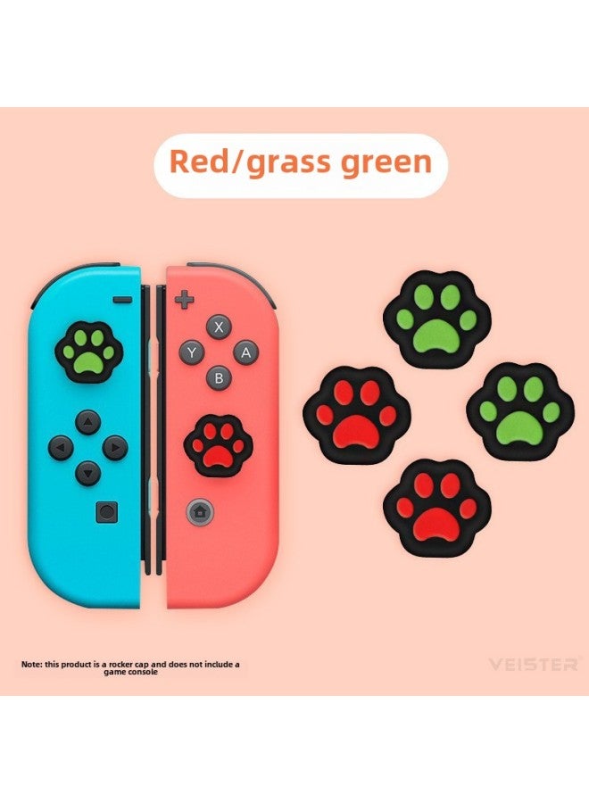 Switch Rocker Cap Nintendo NS/lite/oled Cat Claw Button Protection Cap Switch Silicone Rocker Sleeve-Product Color:Milk Tea Brown 2  - Image 4