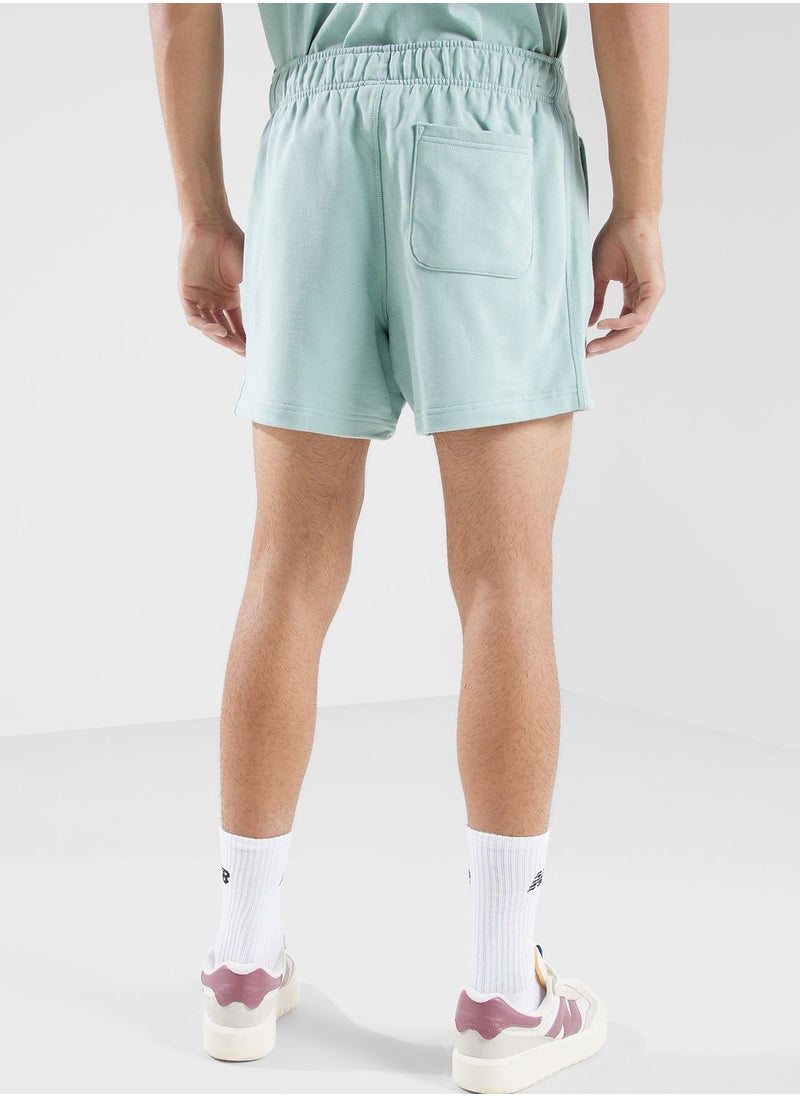 New Balance Logo French Terry Athletics Shorts  - Image 3