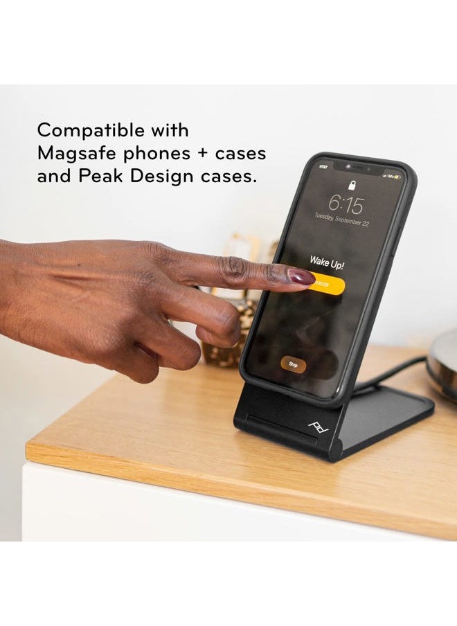 Peak Design - Mobile Wireless Charging Stand - Black - Image 1