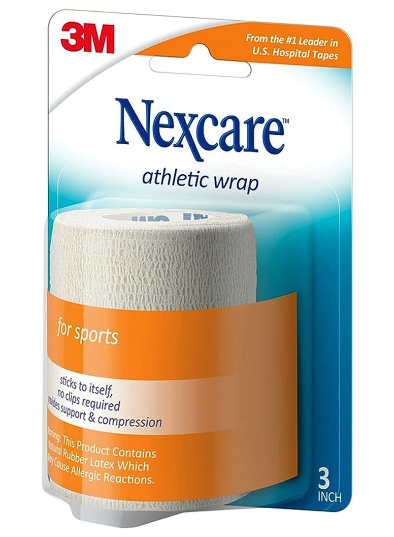 3M Cr-3W Athletic Wrap White - Image 2