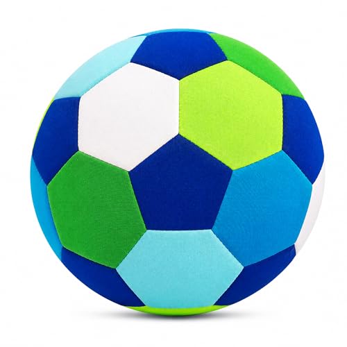 INPODAK House Soccer Ball, Kids Indoor Soccer Ball Size 4 with Pump Deflated, Silent Ball for Inside House for Toddler Boys Girls - Image 1