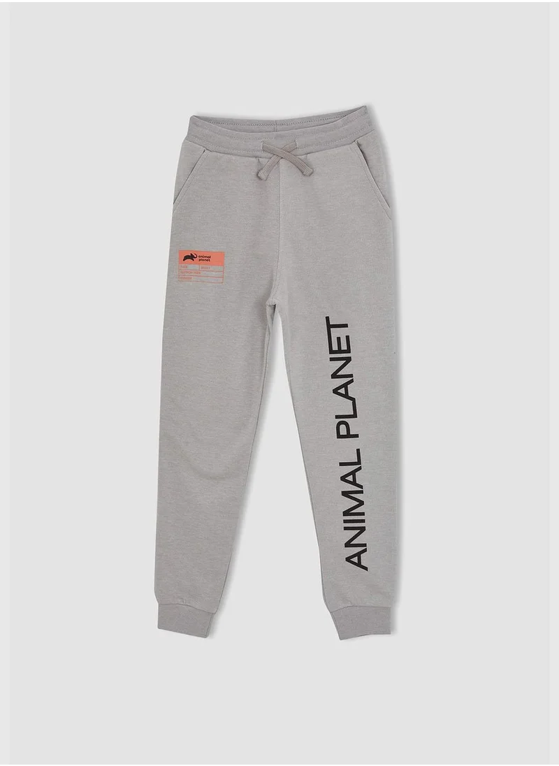 DeFacto Animal Planet Licenced Slim Fit Text Print Jogger