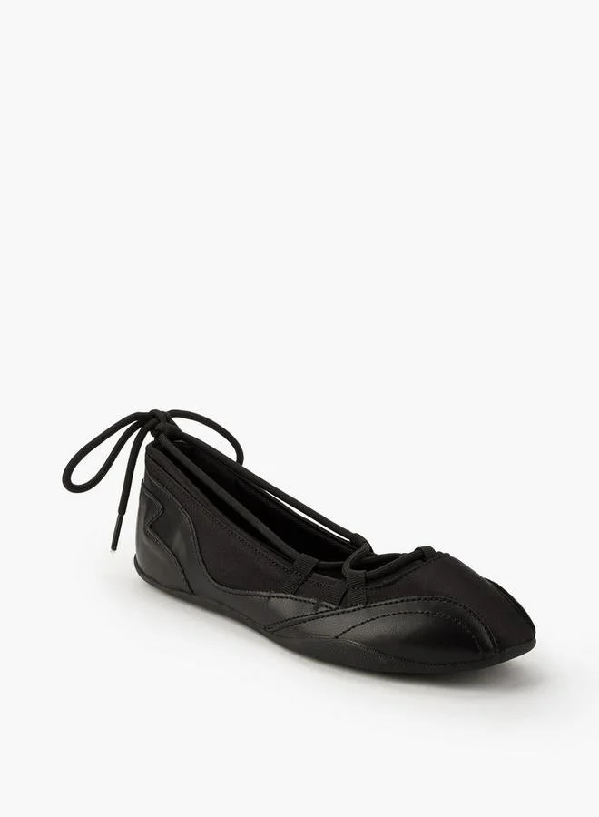 Celeste Women Lace-Up Ballerina Shoes