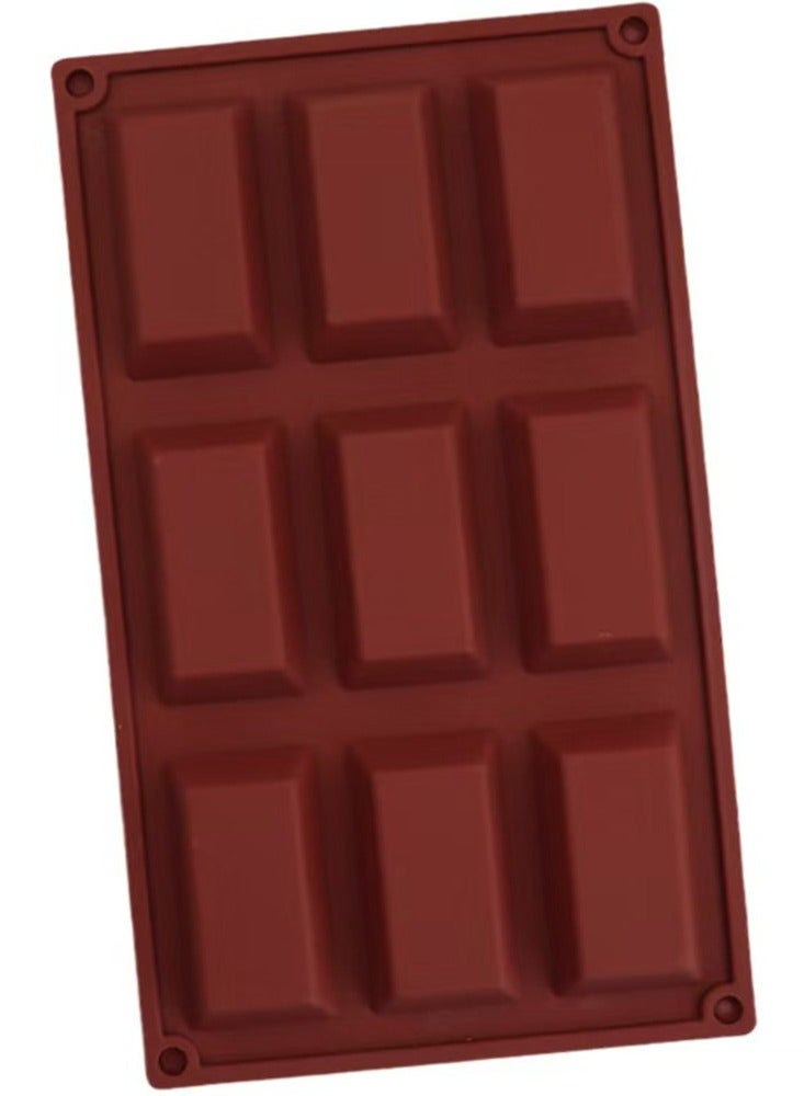 9 Cavity Financier Silicone Cake Mold Golden Brick Shape Cookies Chocolate Moulds Bakeware Tray Pastry Baking Tools - Image 4