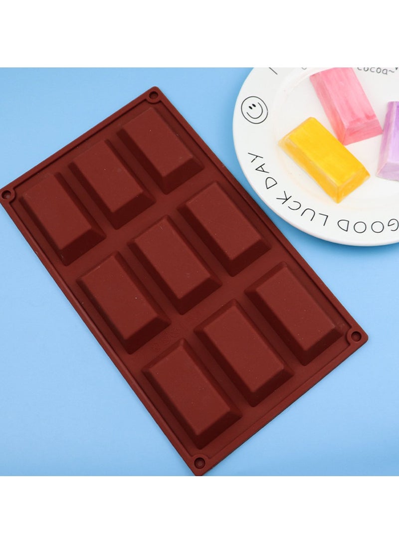 9 Cavity Financier Silicone Cake Mold Golden Brick Shape Cookies Chocolate Moulds Bakeware Tray Pastry Baking Tools - Image 5