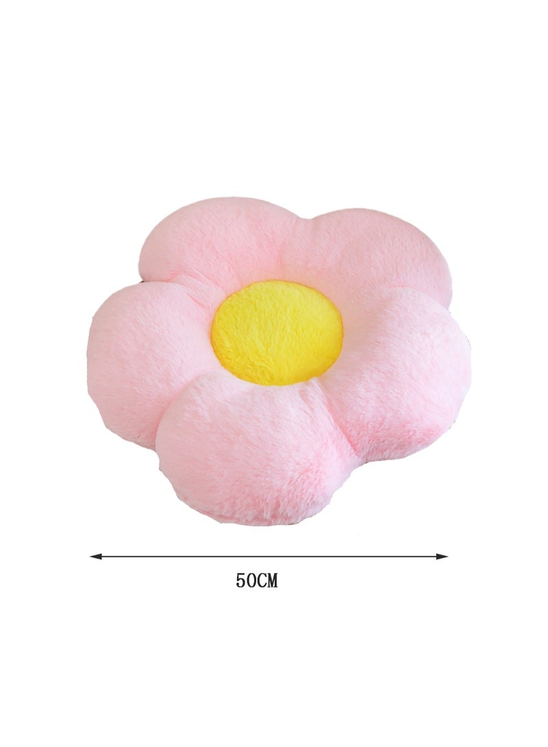 50 CM Flower shape Plush Toy Soft Stuffed Doll Multi-Function And Multi-Purpose For Girls And Boys All Ages Gift (Pink) - Image 2
