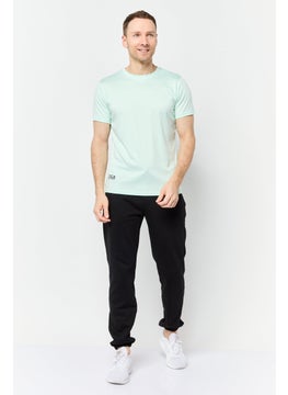 RBX Men Sportswear Fit Short Sleeves Running T-Shirt, Clearly Aqua  - Image 3