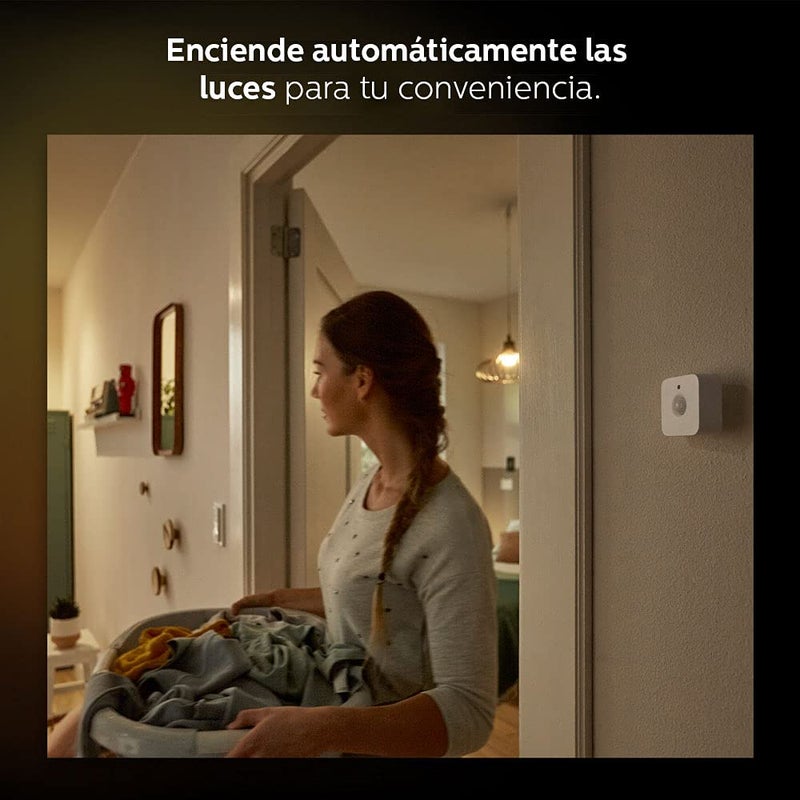 Philips Hue Indoor Motion Sensor for Smart Lights (Requires Hue Hub, Installation-Free, Smart Home, Exclusively for Philips Hue Smart Bulbs) - Image 3