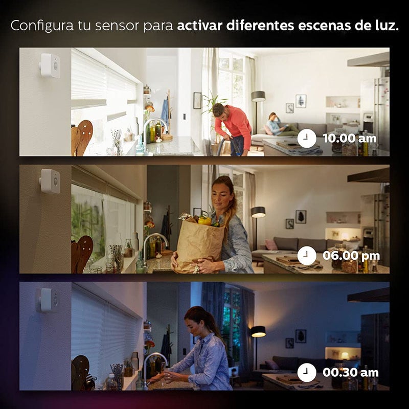 Philips Hue Indoor Motion Sensor for Smart Lights (Requires Hue Hub, Installation-Free, Smart Home, Exclusively for Philips Hue Smart Bulbs) - Image 4