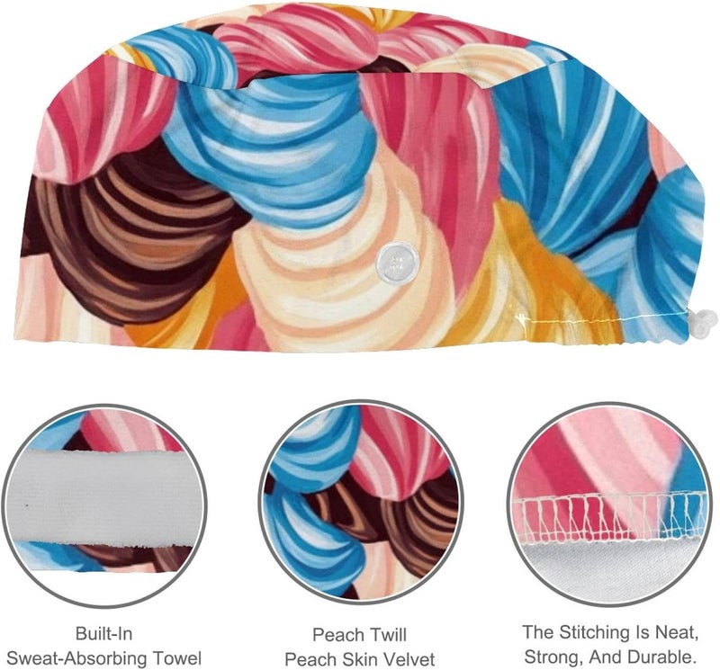 4 Pack Goose Duck (3) Decorative Print Comfort Fit Protective Head Caps - Image 4