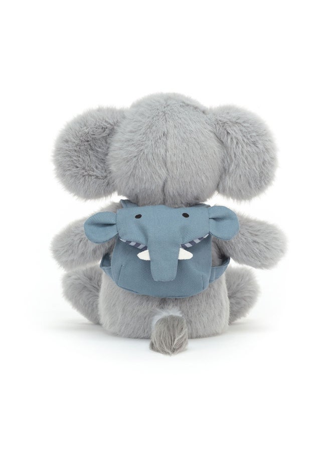 Jellycat Backpack Elephant Plush – Soft Stuffed Toy with Cordy Legs, Cute Valentine’s Gift for Kids & Adults, Collectible Jellycat, 17cm - Image 2