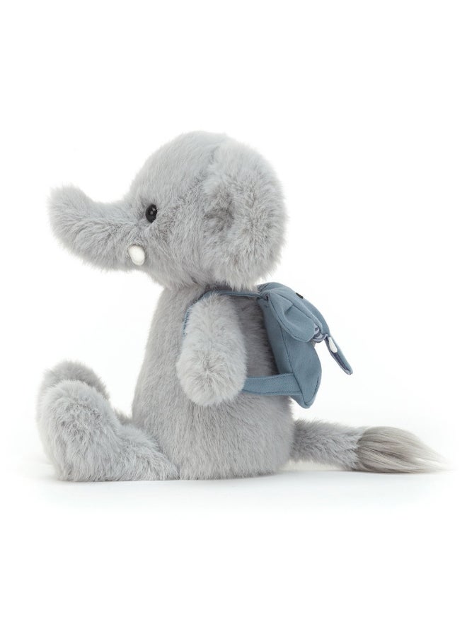 Jellycat Backpack Elephant Plush – Soft Stuffed Toy with Cordy Legs, Cute Valentine’s Gift for Kids & Adults, Collectible Jellycat, 17cm - Image 3