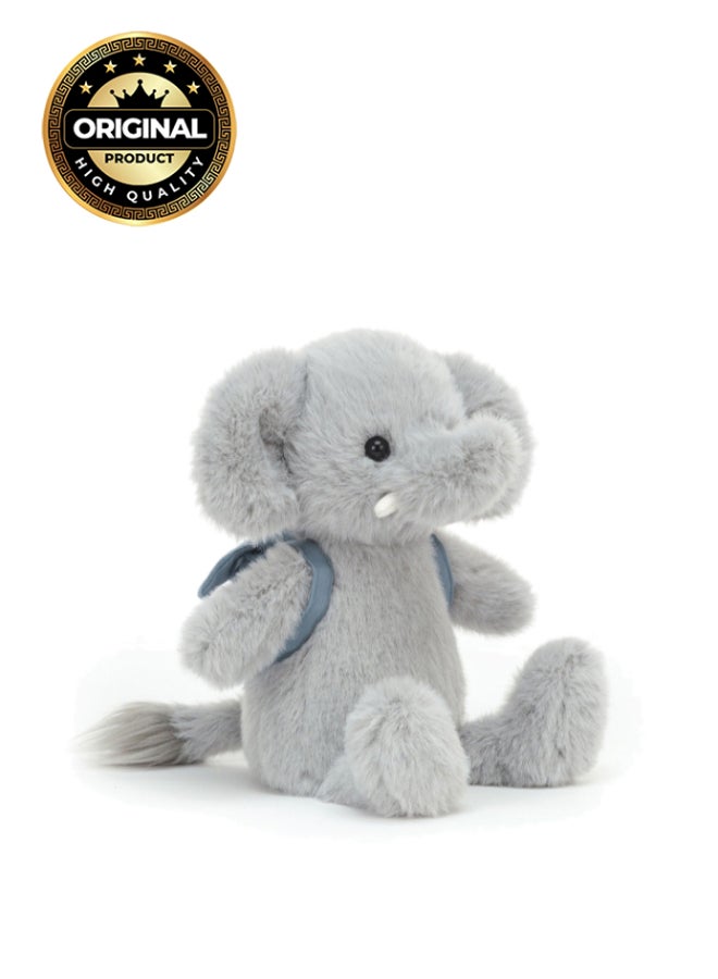 Jellycat Backpack Elephant Plush – Soft Stuffed Toy with Cordy Legs, Cute Valentine’s Gift for Kids & Adults, Collectible Jellycat, 17cm - Image 1
