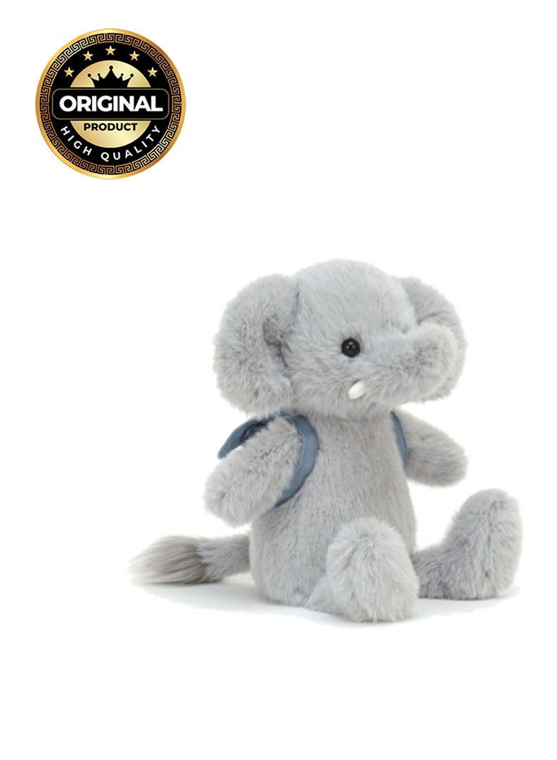 Jellycat Backpack Elephant Plush – Soft Stuffed Toy with Cordy Legs, Cute Valentine’s Gift for Kids & Adults, Collectible Jellycat, 17cm - Image 1