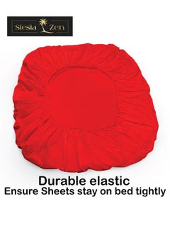 Siesta Zen Siesta Zen Microfiber Fitted Bed Sheet – 30cm Deep Pocket, Wrinkle-Resistant, Machine Washable, Soft, Cozy & Fade-Resistant – Perfect Fit for a Comfortable Night’s Sleep  - Image 3
