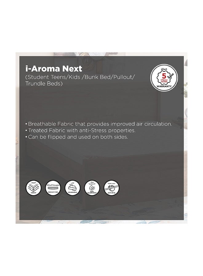 Home Box i-Aroma Next Student Teens Kids' Single Foam Mattress for Bunk Pullout Trundle Beds 200 x 15 x 90 cm - Image 4