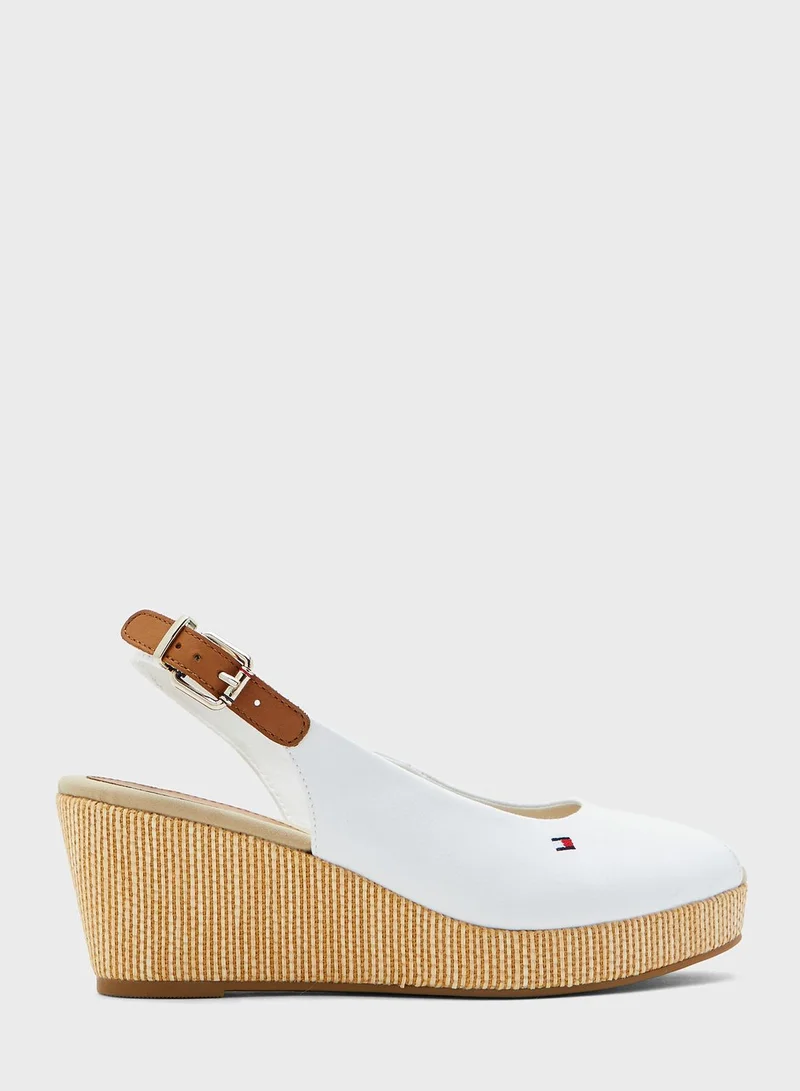 TOMMY HILFIGER Iconic Elba Sling Back Wedge Pump