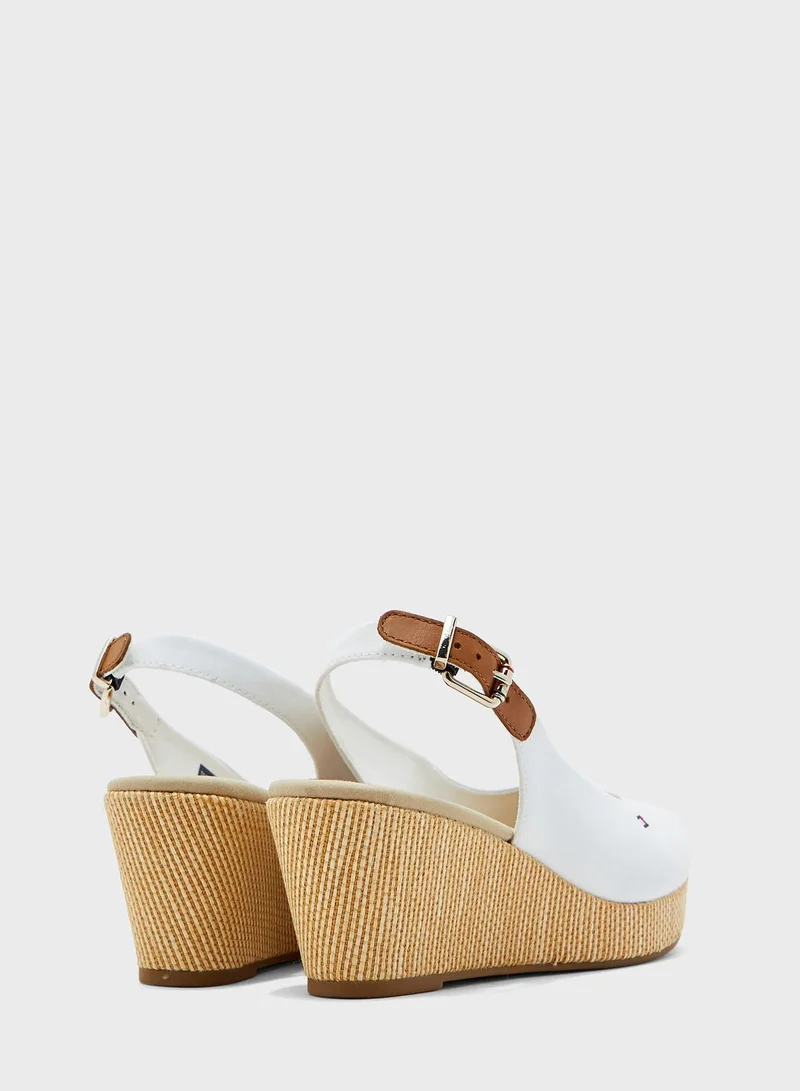 TOMMY HILFIGER Iconic Elba Sling Back Wedge Pump