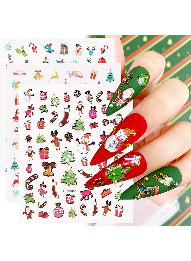 brunson ملصقات تصميم ثلاثي الأبعاد لتزيين الأظافر dp1585a - Image 2