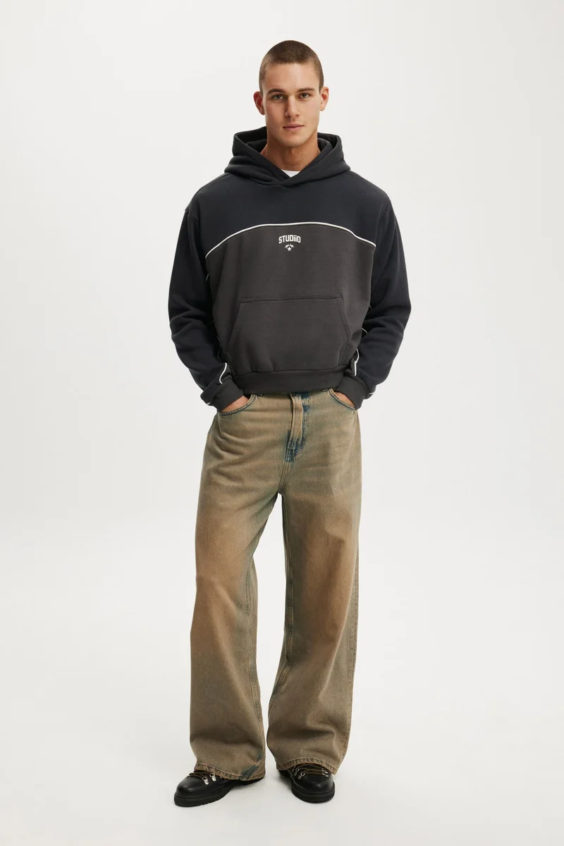 Cotton On CROPPED FIT GRAPHIC HOODIE