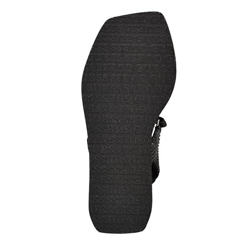 Guess Women's DAWSIN Sandal, Black 001, 10 - Image 4