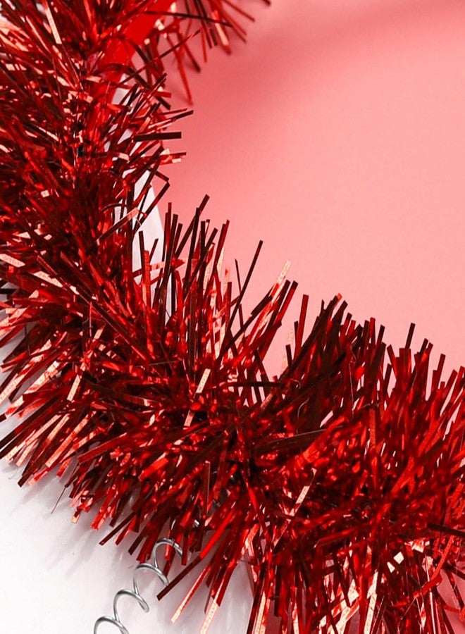 Dzrige Love Heart Headband Red Heart Head Bopper Headband Valentines Hair Band Hoop Glitter Heart Shaped Hair Accessoires for Valentine's Day New Year Wedding Birthday Party Gift - Image 5
