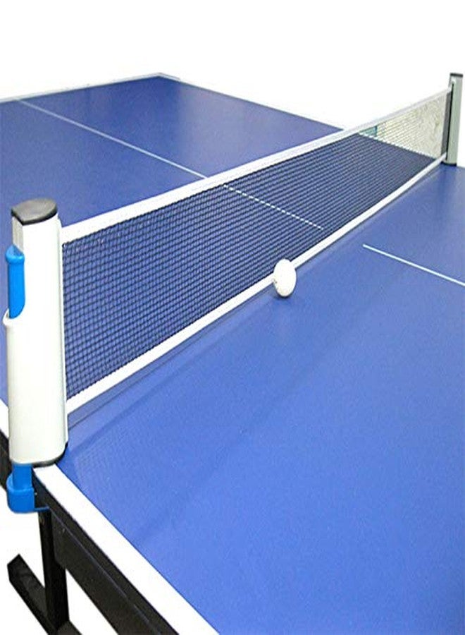 Futaba Retractable Ping Pong Portable Net Kit - Gray and Blue - Image 3